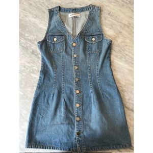 Reformation denim dress size 8 NWOT